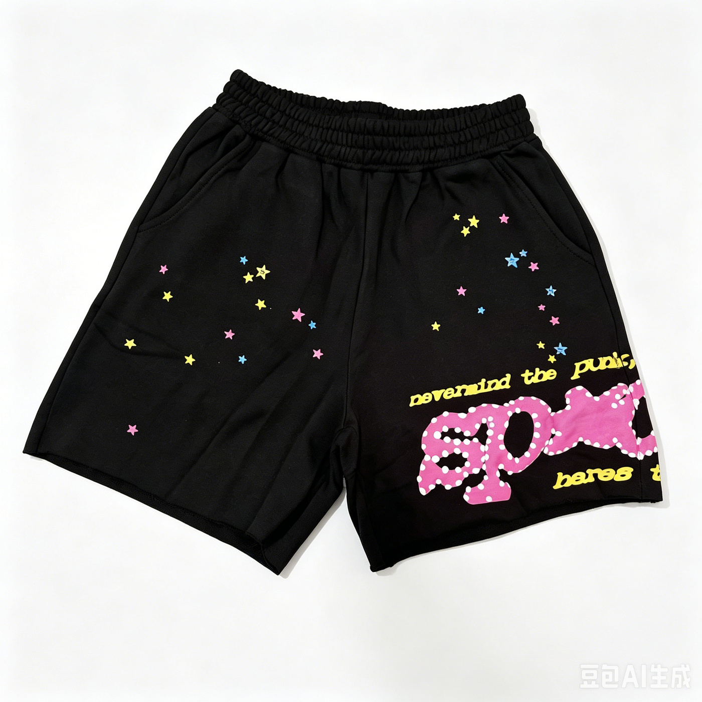 Black Spider Shorts