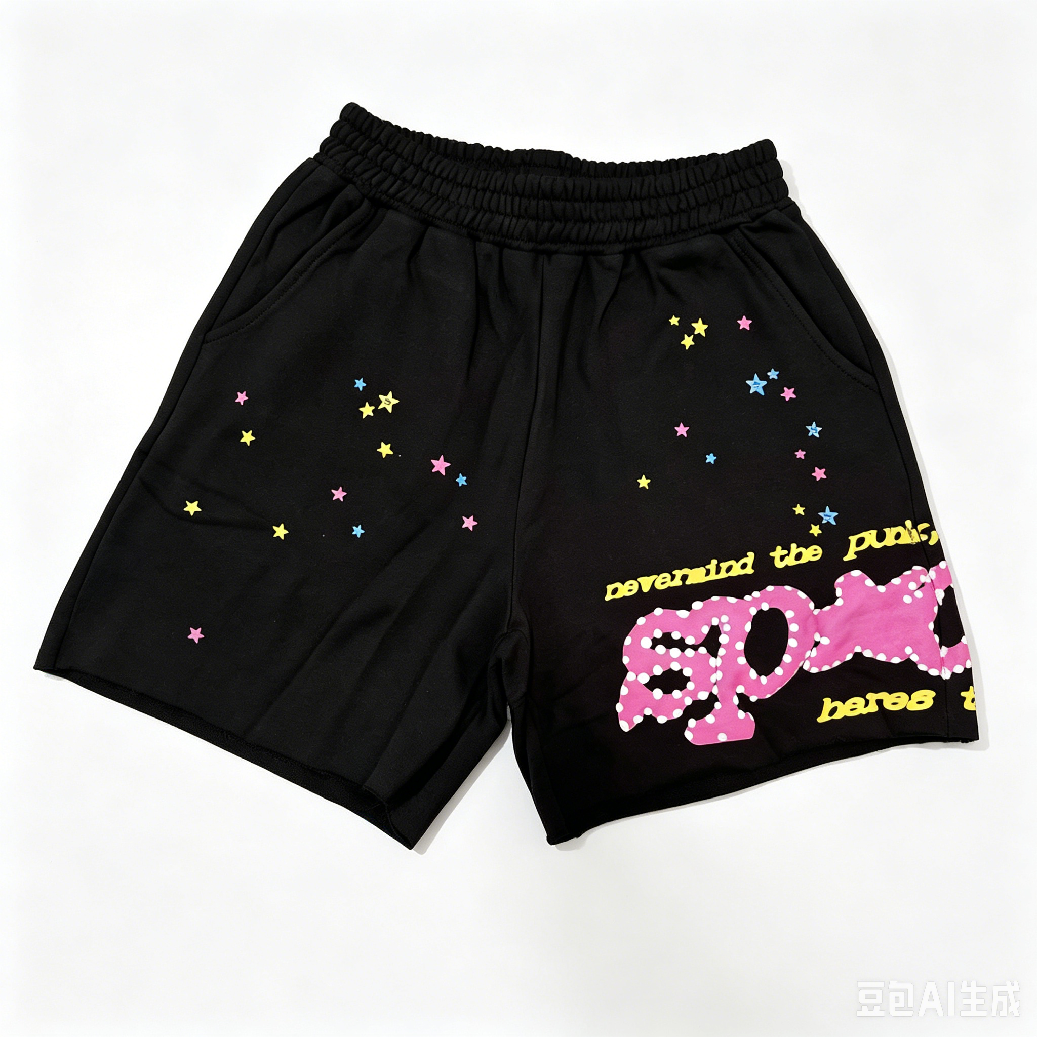 Black Spider Shorts